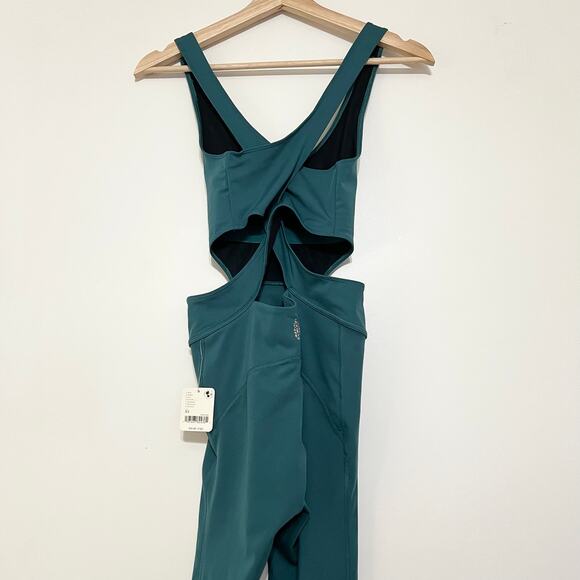 NWT Free People Movement Back It Up Onesie in Pacific - Picture 6 of 6